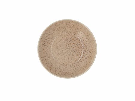 Deep Plate Ariane Porous Ceramic Beige Ø 21 cm (6 Units) Supply