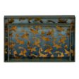 Snack tray Blue Golden PVC Crystal Fish 45 x 31 x 4,2 cm (2 Units) Sale