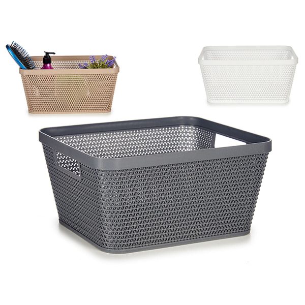 Multi-purpose basket Plastic 5 L 29,5 x 13 x 23 cm (18 Units) on Sale