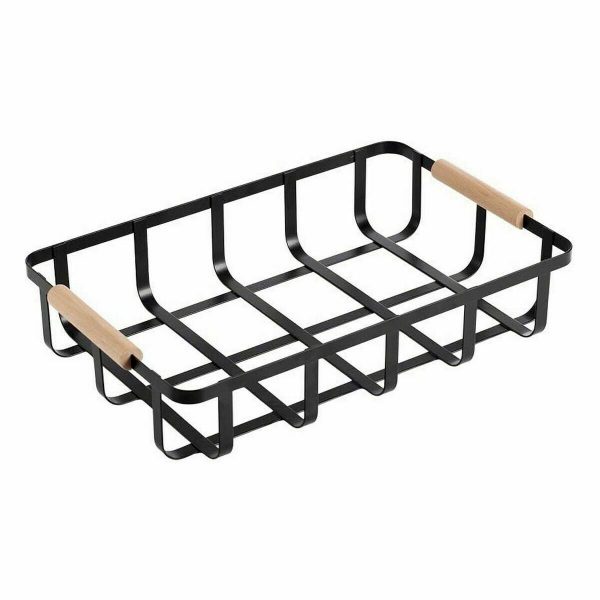 Multi-purpose basket Confortime Black 36 x 24,3 x 8 cm (6 Units) Online