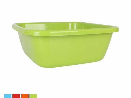 Washing-up Bowl Dem Colors 15 L 38 x 38 x 15 cm (12 Units) Online Hot Sale