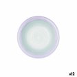 Deep Plate Quid Kaleido Green Purple Ceramic 21,5 cm (12 Units) Sale