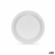 Plate set Algon Cardboard Disposable White (36 Units) Fashion