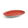 Snack tray Ariane Terra Red Ceramic Ø 26 cm (12 Units) Online Sale