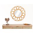 Wall mirror Romimex Natural Rattan 50 x 50 x 4 cm For Discount