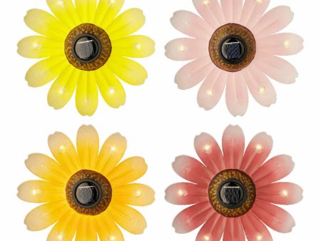 Solar light Lumineo Flower Ø 14 x 4 cm Multicolour Online Hot Sale