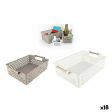 Multi-purpose basket Confortime Wood 32 x 22,5 x 10 cm (18 Units) Supply