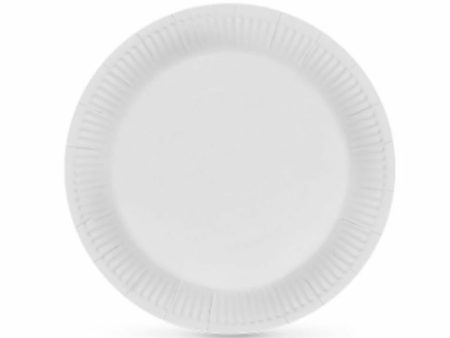 Plate set Algon Cardboard Disposable White (10 Units) Online Hot Sale