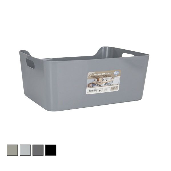 Multi-purpose basket Dem With handles 33 x 24 x 14,5 cm (12 Units) Online now