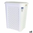 Laundry Basket Arianna Tontarelli 8105408_112 50 L White 44 x 35 x 55 cm (6 Units) Online Sale