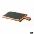 Snack tray La Bouchée Aram 34 x 18 x 1,5 cm (6 Units) (Pack 6x) Online Hot Sale