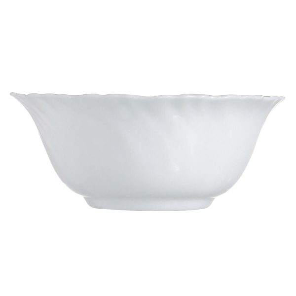 Bowl Luminarc Feston White Glass 12 cm (24 Units) Supply