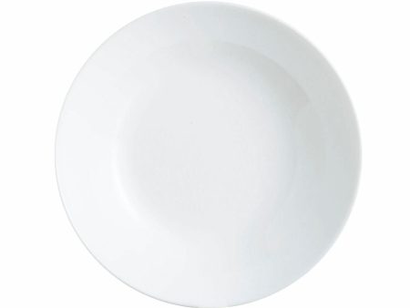 Deep Plate Luminarc Zelie White Glass Ø 20 cm (12 Units) Cheap