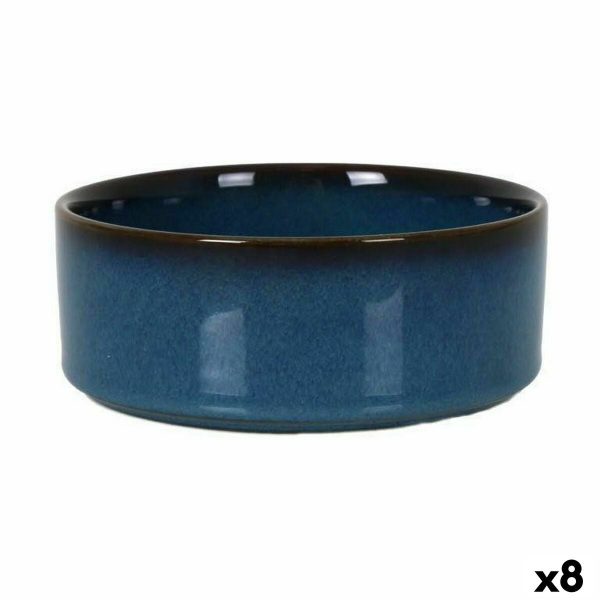 Bowl La Mediterránea Chester Blue 20 x 8 cm (8 Units) Discount