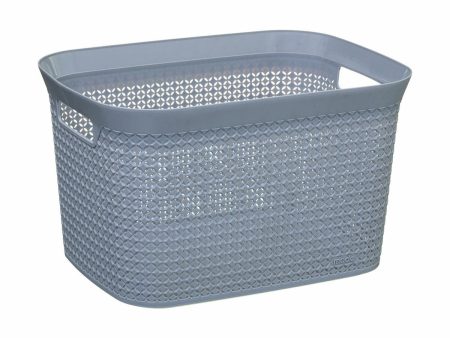 Laundry basket 5five Simply Smart Grey polypropylene 25 L 41,5 x 31,2 x 25,7 cm Supply