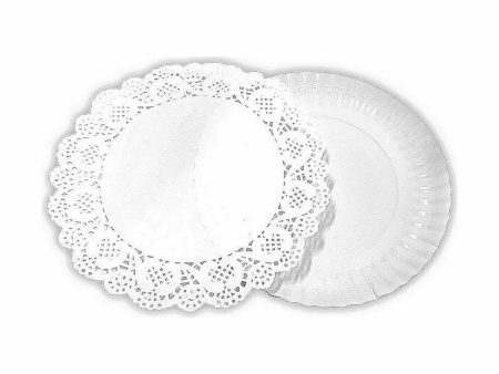 Cake stand Algon White 25 x 25 x 2 cm Circular (2 Pieces) (48 Units) Online now