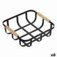 Multi-purpose basket Confortime Black 23 x 23 x 8 cm (6 Units) Cheap