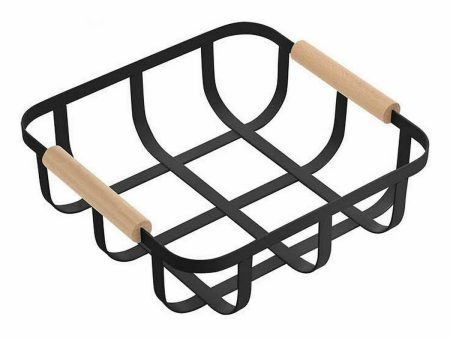 Multi-purpose basket Confortime Black 23 x 23 x 8 cm (6 Units) Cheap