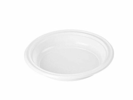 Set of reusable plates Algon White Plastic 20,5 x 20,5 x 3 cm (6 Units) Supply