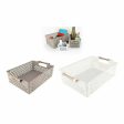 Multi-purpose basket Confortime Wood 32 x 22,5 x 10 cm (18 Units) Supply