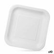 Plate set Algon Disposable White Cardboard 23 x 23 x 1,5 cm (10 Units) Fashion