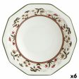 Deep Plate Queen´s By Churchill Assam Floral Ceramic China crockery Ø 20,5 cm (6 Units) For Cheap