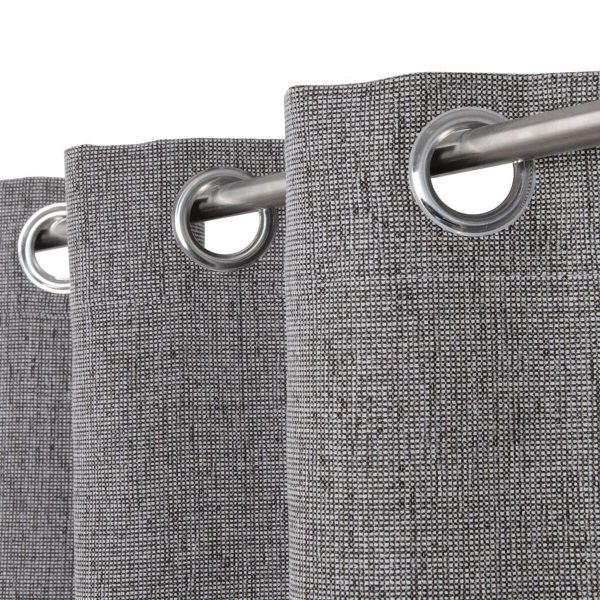 Curtain Grey Polyester 100% cotton 140 x 260 cm Online Sale