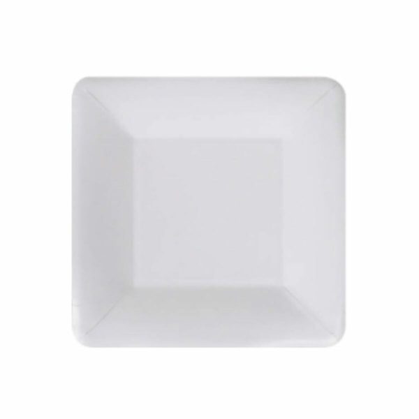 Plate set Algon Disposable White Cardboard Squared 18 cm (10 Units) Online