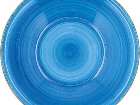 Dessert dish Quid Vita Ceramic Blue (19 cm) (12 Units) For Cheap