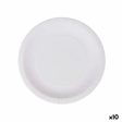 Plate set Algon Disposable White Cardboard 20 cm (10 Units) For Discount