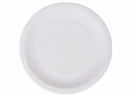 Plate set Algon Disposable White Cardboard 20 cm (10 Units) For Discount