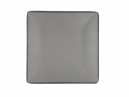 Flat Plate Bidasoa Gio Grey Plastic 21,5 x 21,5 cm (12 Units) For Cheap