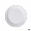 Plate set Algon Disposable White Cardboard 18 cm (10 Units) Online Hot Sale