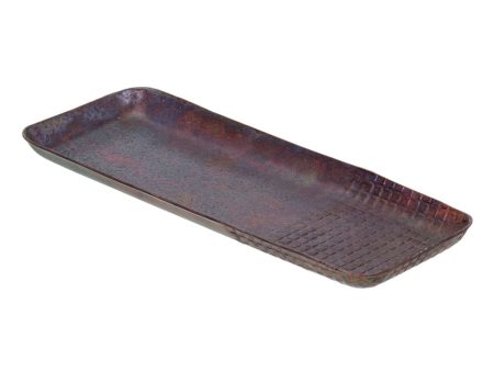 Snack tray 32 x 12 x 2 cm Aluminium Bronze For Sale