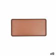 Snack tray Bidasoa Gio Brown Plastic 24 x 11,5 cm (12 Units) Fashion