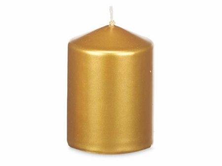 Candle Acorde 92534 Golden 7 x 10 x 7 cm (24 Units) Online Sale