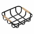 Multi-purpose basket Confortime Black 23 x 23 x 8 cm (6 Units) Cheap