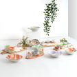 Deep Plate Quid Kaleido Green Coral Ceramic Ø 21,5 cm (12 Units) Hot on Sale