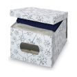 Multi-use Box Domopak Living 916050 White White Grey Cardboard 42 x 50 x 31 cm Online now