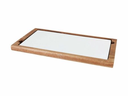 Snack tray Viejo Valle Bayahibe Acacia 37 x 20 x 2 cm (4 Units) For Sale