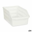 Fridge Organiser White Plastic 20,3 x 12,8 x 30,5 cm (24 Units) Online