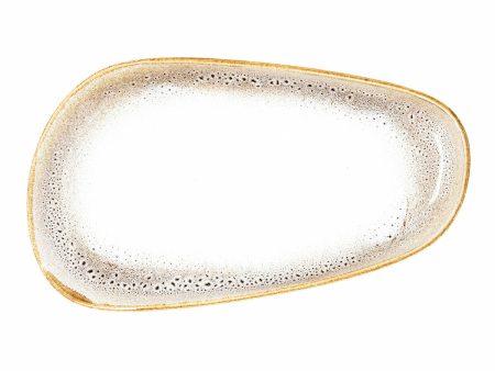 Flat Plate Ariane Jaguar Freckles Beige Ceramic Rectangular 27 cm (8 Units) For Cheap