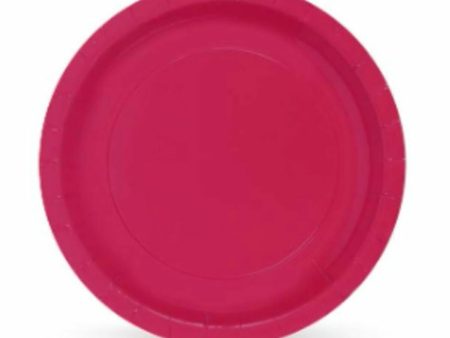 Plate set Algon Burgundy Disposable Cardboard 20 x 20 x 1,5 cm (36 Units) Cheap