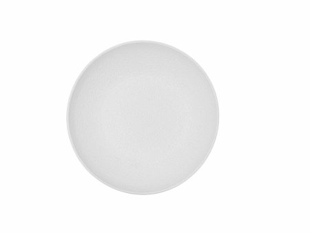 Deep Plate Bidasoa Fosil White Ceramic 21 x 21 x 4,7 cm (6 Units) Online Hot Sale