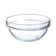 Bowl Luminarc Apilable Transparent Glass (24 Units) Fashion