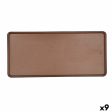 Snack tray Bidasoa Gio Brown Plastic 31,5 x 14,5 cm (9Units) Discount