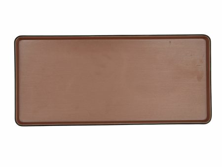 Snack tray Bidasoa Gio Brown Plastic 31,5 x 14,5 cm (9Units) Discount