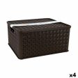 Storage Box with Lid Tontarelli Arianna 33,5 x 29,5 x 16,5 cm (4 Units) Sale