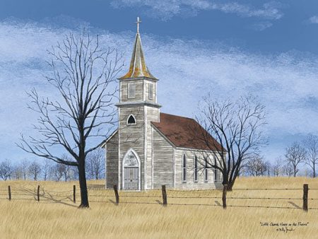 BJ1104 - Little Church on the Prairie - 16x12 Cheap