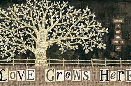 ALP1139 - Love Grows Here - 30x16 Hot on Sale